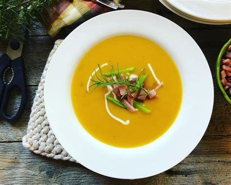 For the love of dinner: Butternut Squash and Ham Soup