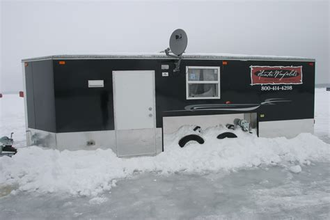 Minnesota Ice Fishing House License - Unique Fish Photo