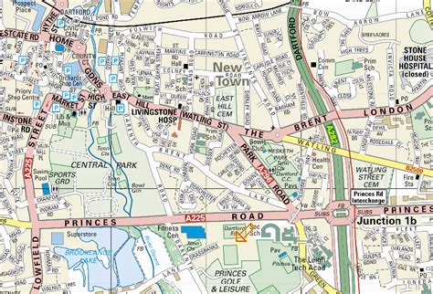 Directions to Princes Park from Dartford Railway Station and beyond