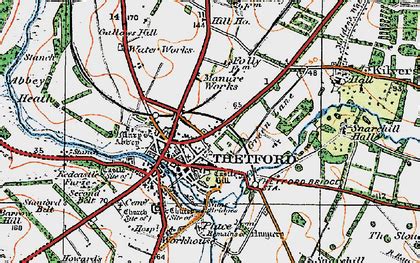 Thetford Town Map