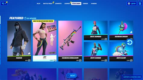 What's In The Fortnite Item Shop Today - November 4, 2021: Fan-Made Joy ...