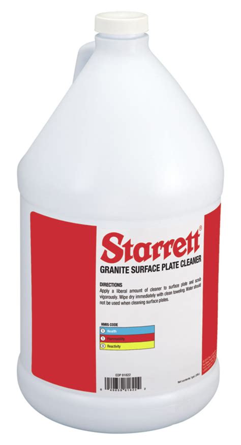 Starrett Granite Surface Plate Cleaner #81822, 1 Gallon - 20-056-8 ...