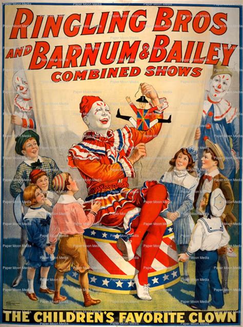 Large Vintage Digital Circus Poster Art Print Instant Download JPG File ...