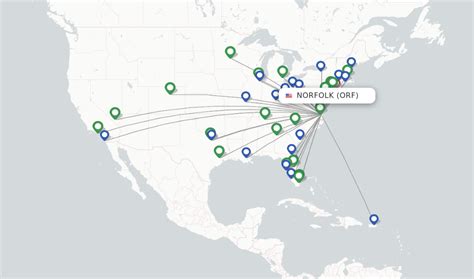 Direct (non-stop) flights from Norfolk to Cleveland - schedules ...