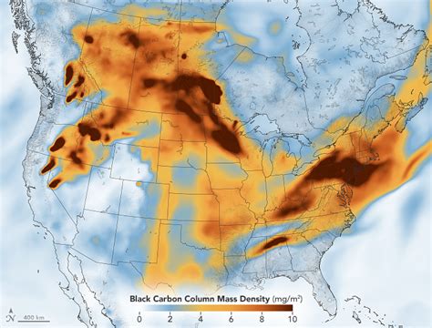 Smoke Across North America