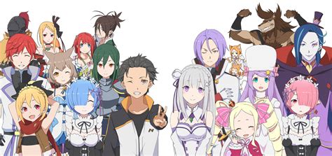 Re Zero Characters He the dragon and satella are the three most ...