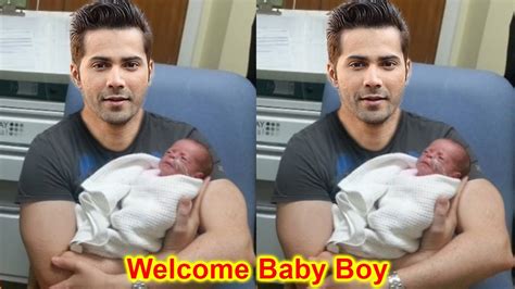 Varun Dhawan Natasha Dalal and Family Welcomes Baby Boy - YouTube