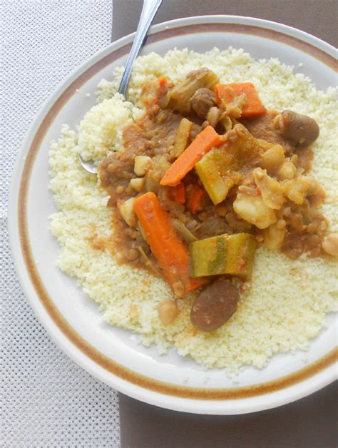 Algerian Couscous with Vegetables طعام بالمرقة - Confessions of a ...