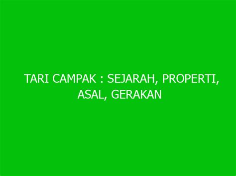 TARI CAMPAK : Sejarah, Properti, Asal, Gerakan dan Pola Lantai - Page 3 ...