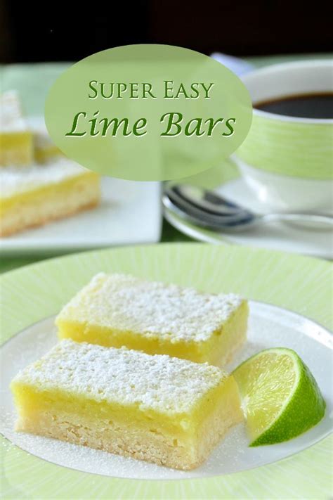 Lime Bars - Uses Only 5 Ingredients & are Super Easy to Make! | Recipe ...