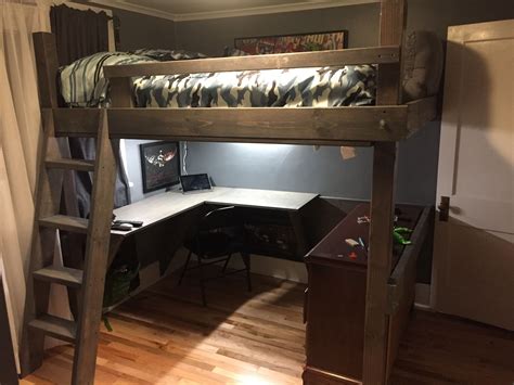 208 Full Size Bunk Bed with Couch Underneath Check more at http ...