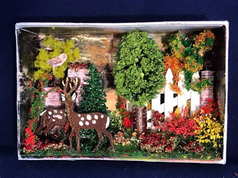 Miniature Forest Animals Diorama Deer Dollhouse Diorama - Etsy Canada