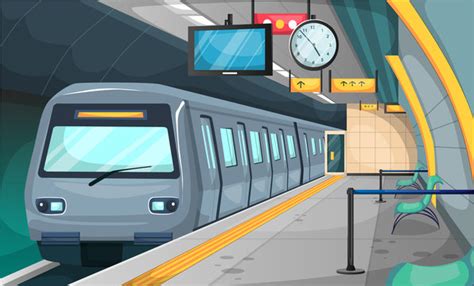 Cartoon Train Station Images – Browse 9,339 Stock Photos, Vectors, and ...