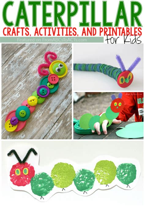 Caterpillar Crafts and Activities for Kids - From ABCs to ACTs