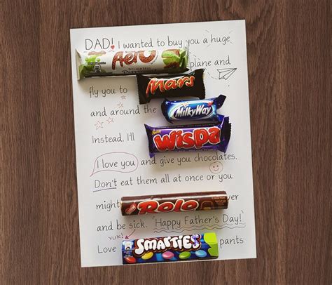 Fathers Day Gift || Personalised Present || Candygram || Choc NOT ...