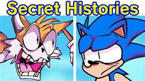 two pictures of sonic and tails with the caption'secret history'in ...