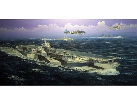 Image of 1/350 USS Ranger CV-4 Model Kit | Plastic model kits, Model ...