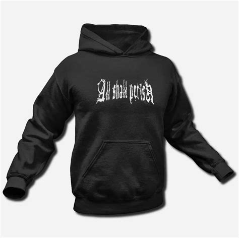 All Shall Perish Band Hoodie, All Shall Perish Logo Hooded Sweatshirt ...