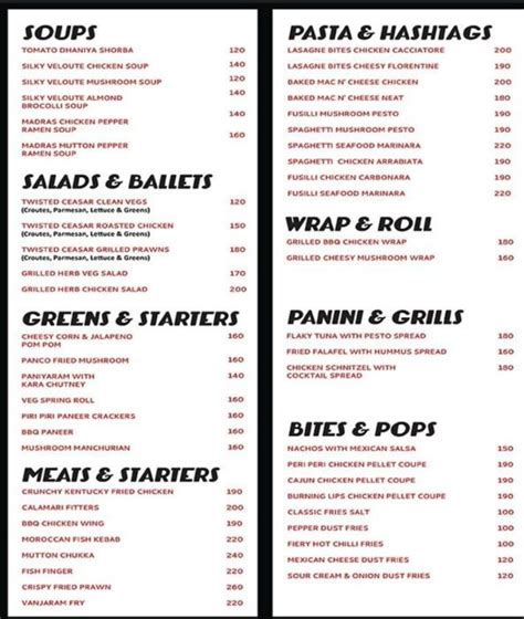 Cinema Food Xperience Resto Cafe Menu, Menu for Cinema Food Xperience ...