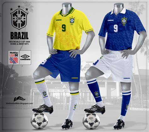 Kire Football Kits: Brazil kits World Cup 1994