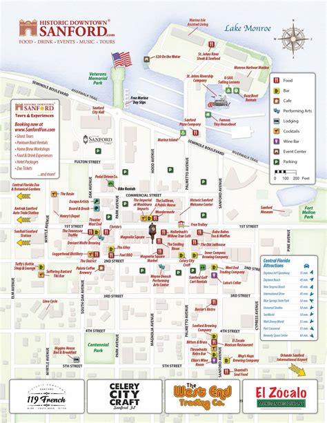 Map of Historic Downtown Sanford - Historic Downtown Sanford