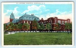 BUFFALO, New York NY ~ SISTERS HOSPITAL ca 1920s Postcard | eBay