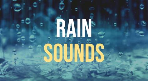 Rain Sounds For Sleep And Relaxing - TunePocket