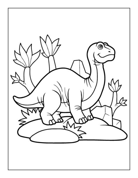 Printable Coloring Page Dinosaur