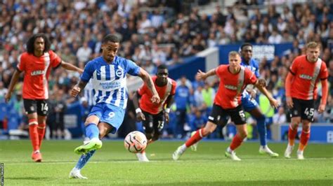 Brighton 4-1 Luton: Brighton: Joao Pedro and Simon Adingra score in ...