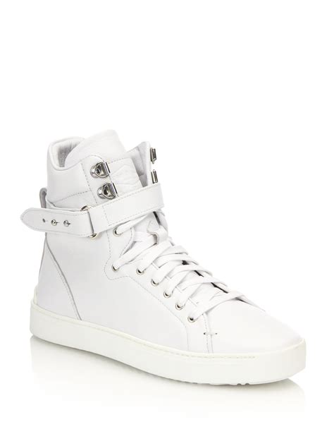 Lyst - Rag & Bone Kent Leather High-top Sneakers in White