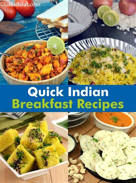 Indian Vegetarian Breakfast Recipes By Tarla Dalal | Vegetarian Foody's