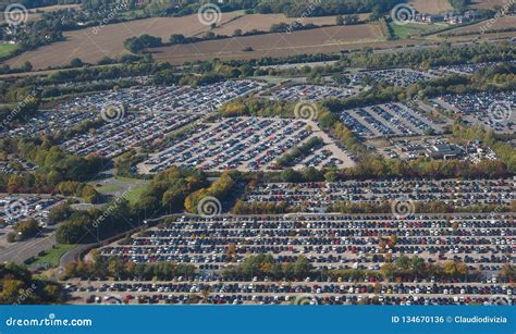 London Stansted Airport Long Stay Car Park Stock Photo - Image of ...