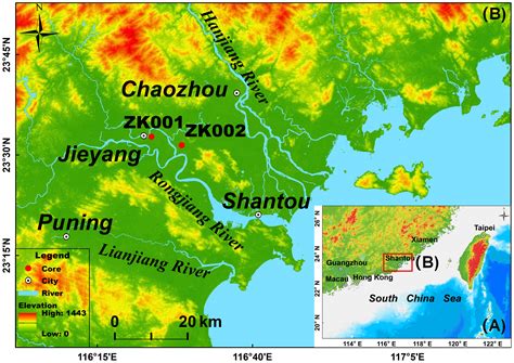 Frontiers | Radiocarbon and OSL dating on cores from the Chaoshan delta ...