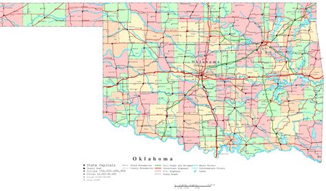 Printable Oklahoma Map