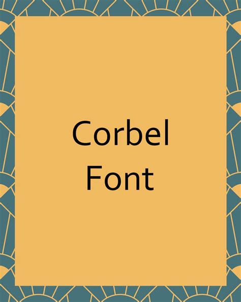 Corbel Font Free Download