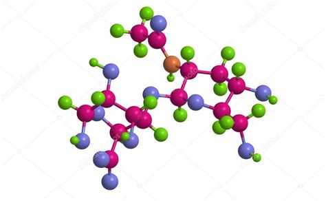 Molecular structure of Hyaluronic acid, 3D rendering Stock Photo by ...