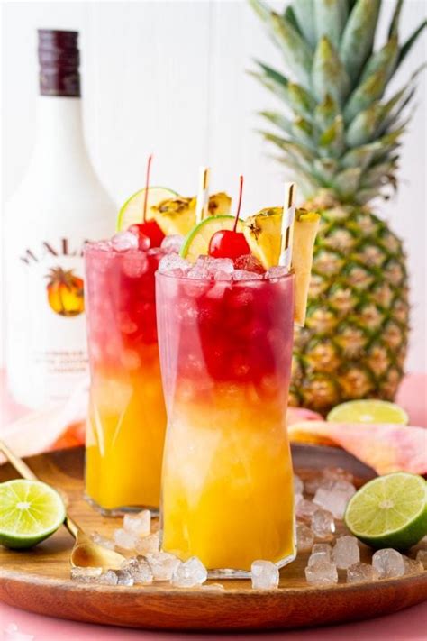 Malibu Bay Breeze Cocktail Recipe - Sugar and Soul