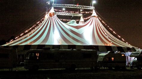 Circus Tent At Night With Performers Rvs Stock Video 22843245 | HD ...