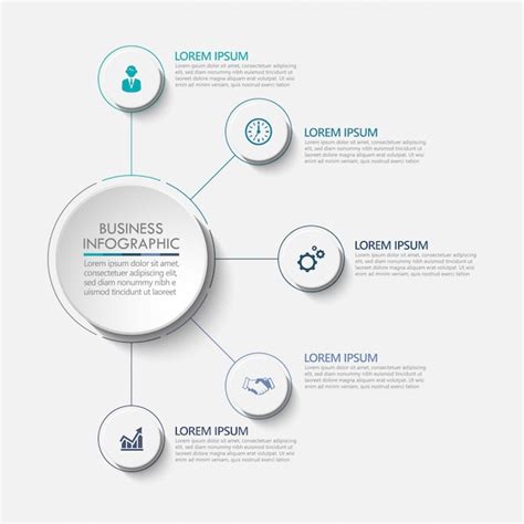 Premium Vector | Presentation business infographic template