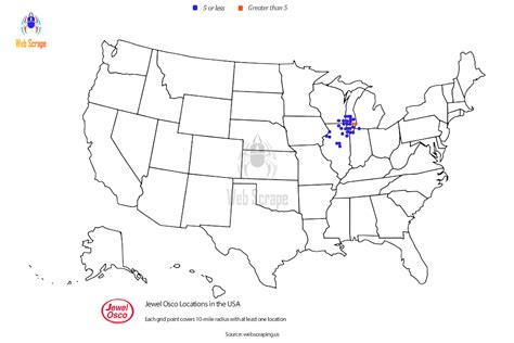 Jewel Osco Locations | Number of Jewel Osco store locations in the USA