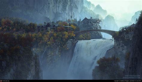 Rivendell Painting at PaintingValley.com | Explore collection of ...