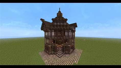 Minecraft Old England Style Corner House Tutorial - YouTube