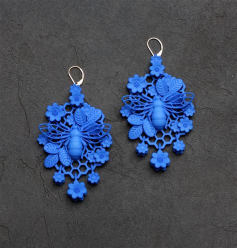 3D Printed Earrings | 3d printed earrings, 3d printed jewelry, Printed ...