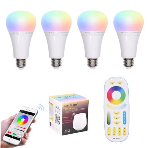 Aliexpress.com : Buy Mi Light LED Lamp 12W RGB + CCT LED Bulbs Light ...