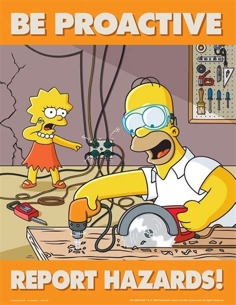 funny homer simpson at work - Google Search | Workplace safety, Safety ...