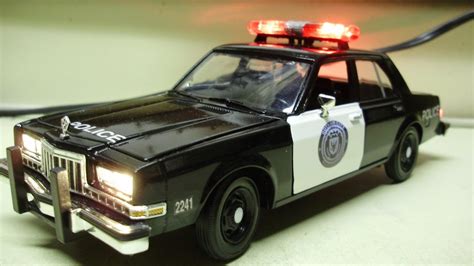 Mook's custom 1:24 1986 Dodge Diplomat GOTHAM Police Department diecast ...