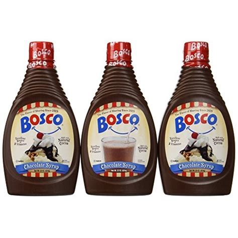 Bosco Chocolate Syrup, 22-oz. squeeze bottle (Pack of 3)