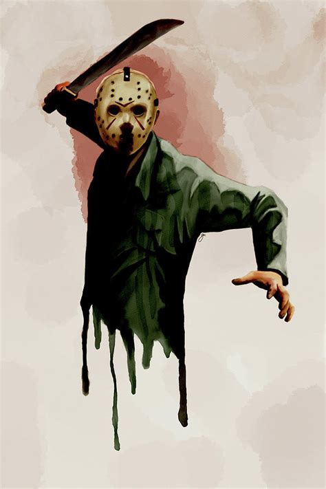 Jason Voorhees Digital Art by Gary Cadima - Pixels