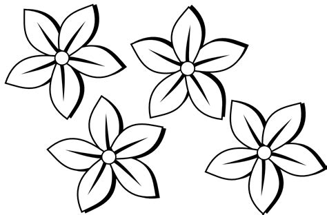 City Map Clipart Black And White Flower