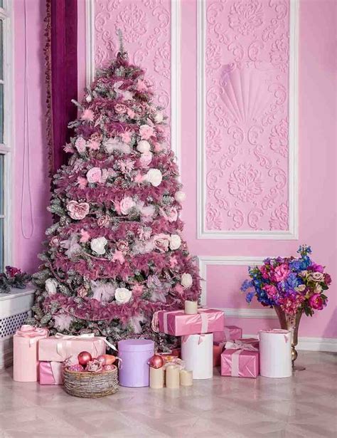 Christmas Tree Pink Wallpapers - Wallpaper Cave